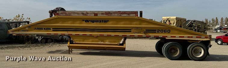 image for item DW2348 1995 Load King 2060-40-2 bottom dump trailer