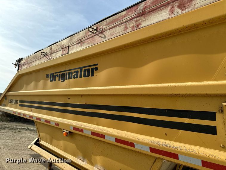 image for item DW2348 1995 Load King 2060-40-2 bottom dump trailer