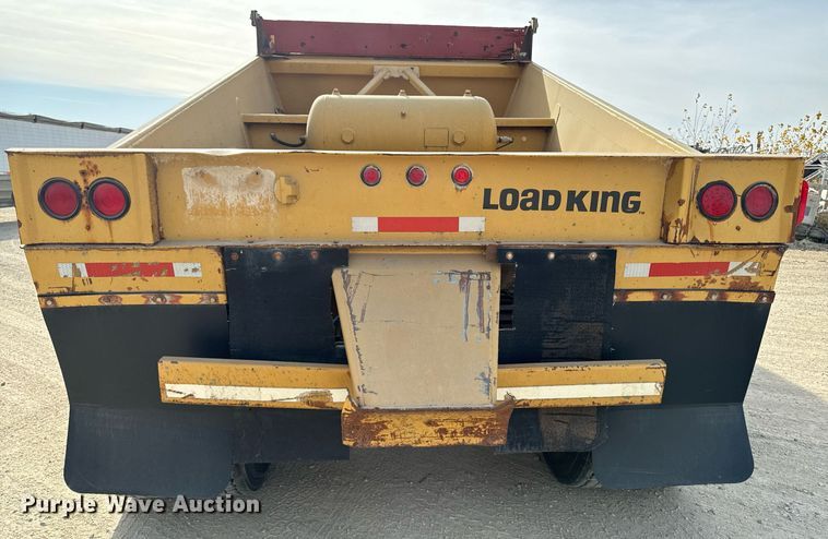 image for item DW2348 1995 Load King 2060-40-2 bottom dump trailer