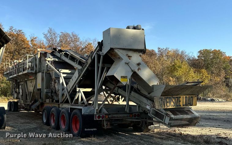 image for item DW2365 1995 CedarRapids Super 72 crusher