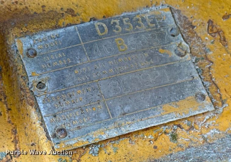 image for item DW2366 1975 Caterpillar D353 power unit
