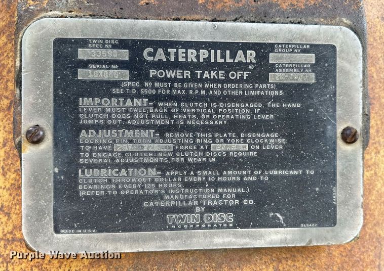 image for item DW2367 1981 Caterpillar D353 power unit