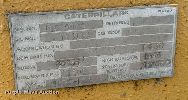 image for item DW2367 1981 Caterpillar D353 power unit