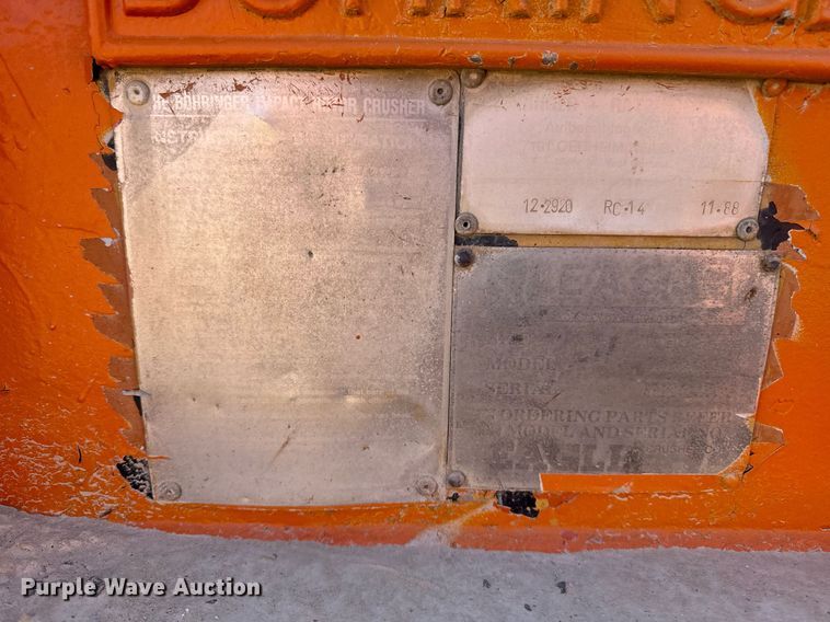 image for item DW2368 Eagle Jumbo 1400 horizontal impact crusher