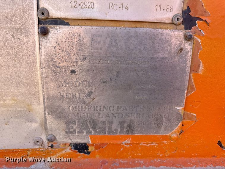 image for item DW2368 Eagle Jumbo 1400 horizontal impact crusher