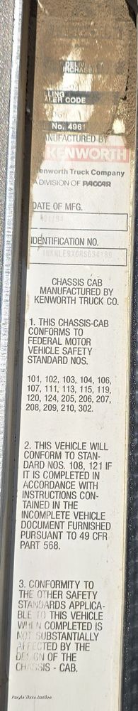 image for item DW3839 1994 Kenworth T450 dump truck