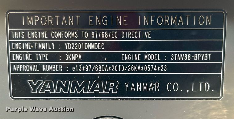 image for item EG1155 2013 Case CX36B excavator