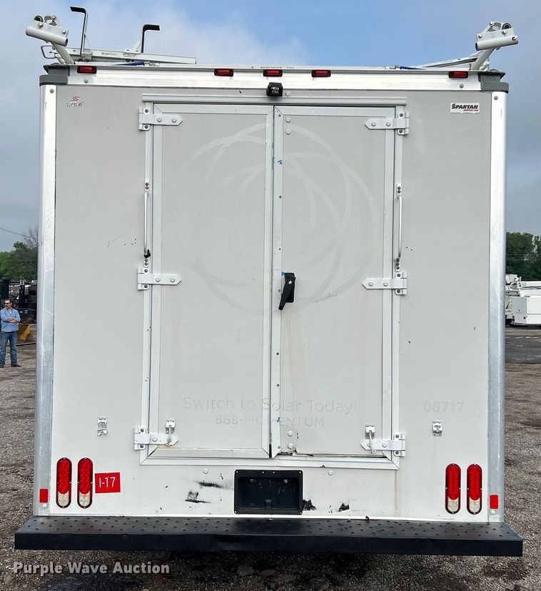 image for item EG1594 2017 Isuzu NPR HD Crew Cab utility / service truck