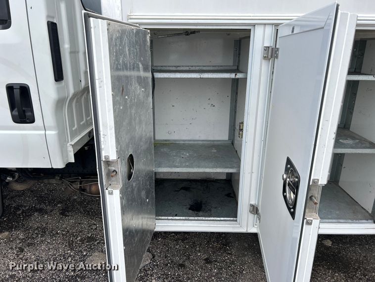 image for item EG1594 2017 Isuzu NPR HD Crew Cab utility / service truck