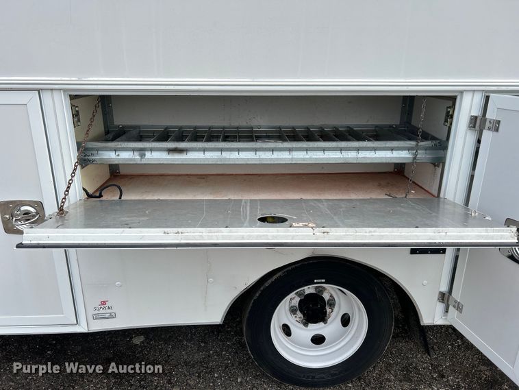 image for item EG1594 2017 Isuzu NPR HD Crew Cab utility / service truck