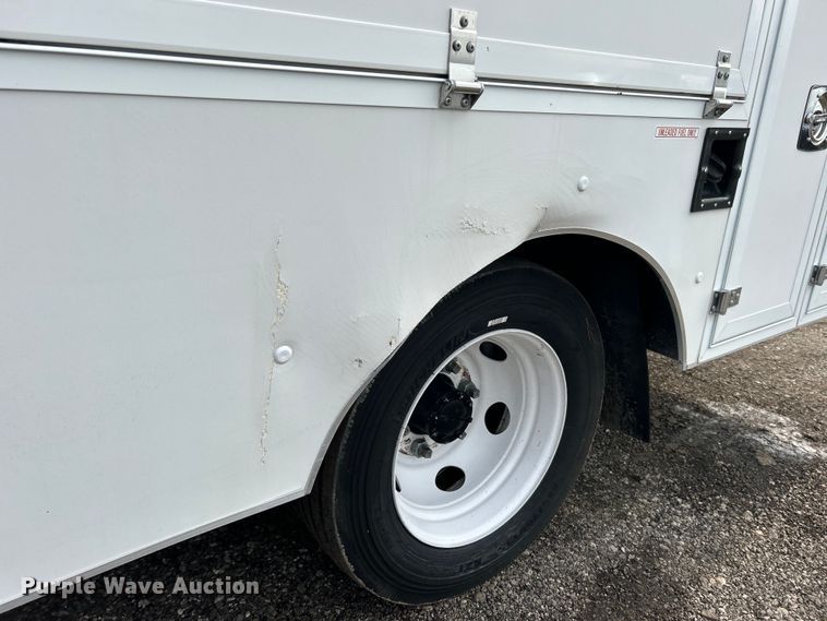 image for item EG1594 2017 Isuzu NPR HD Crew Cab utility / service truck