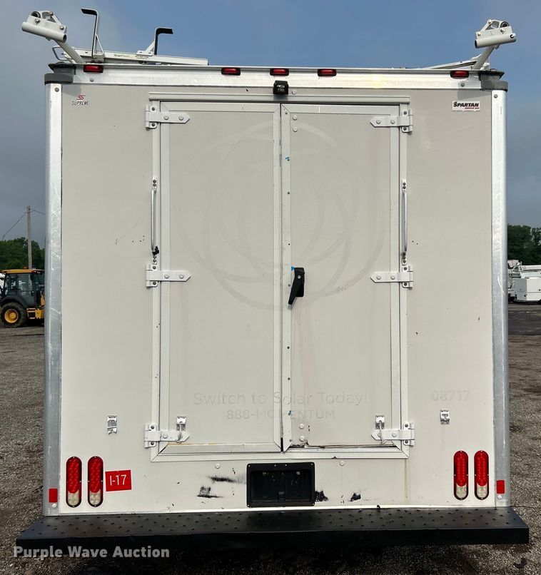 image for item EG1594 2017 Isuzu NPR HD Crew Cab utility / service truck