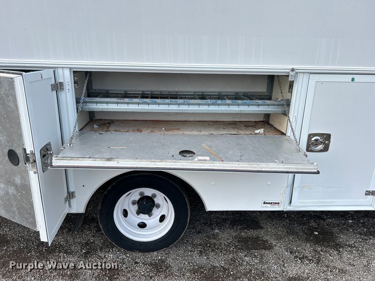 image for item EG1594 2017 Isuzu NPR HD Crew Cab utility / service truck