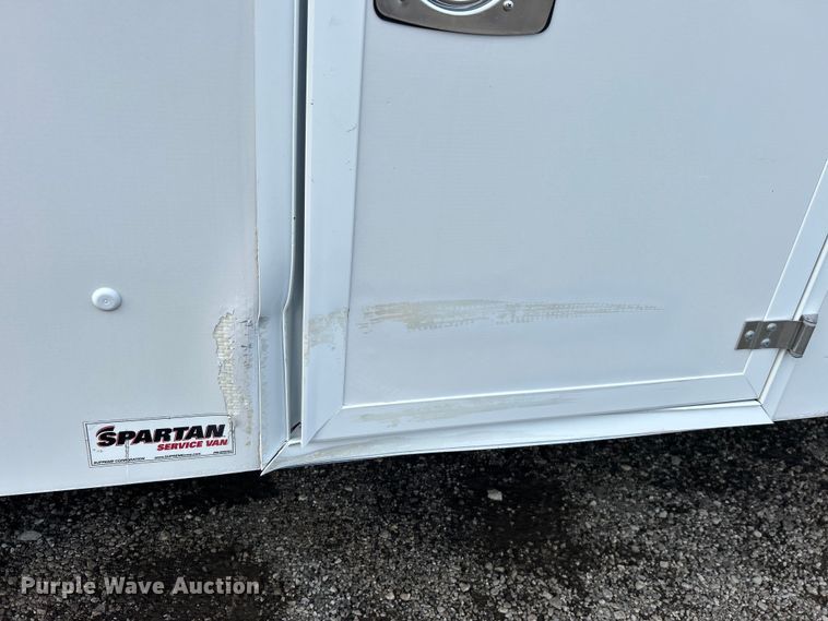 image for item EG1594 2017 Isuzu NPR HD Crew Cab utility / service truck