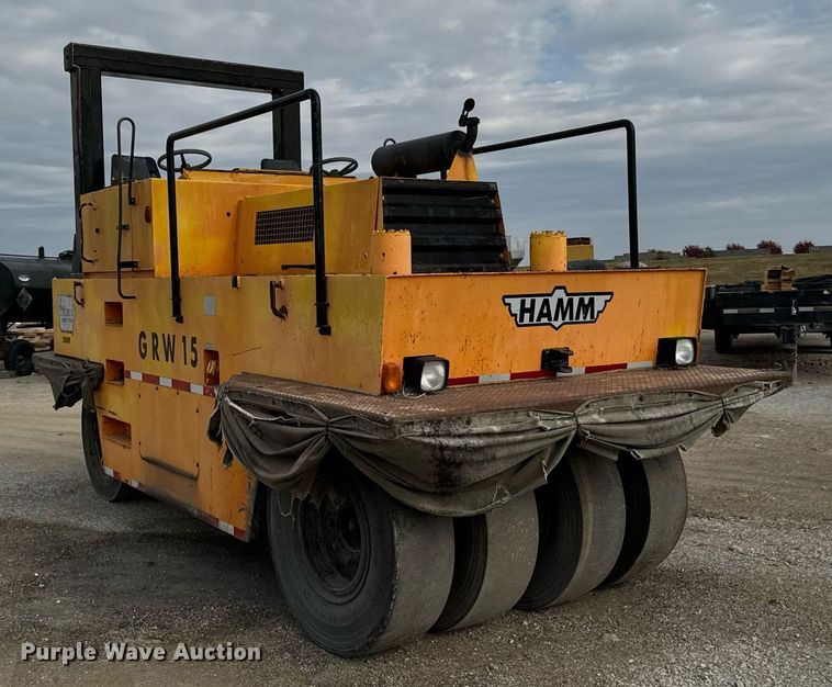 image for item EG6814 1998 Hamm GRW 15 pneumatic roller