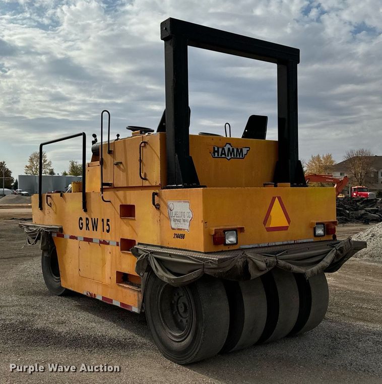 image for item EG6814 1998 Hamm GRW 15 pneumatic roller