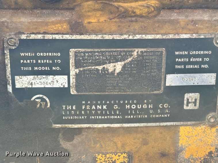 image for item EG6828 Hough H50 wheel loader