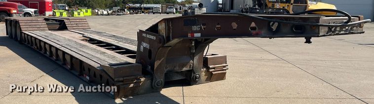 image for item EH2855 1993 Trail King TK100HDG-493 lowboy equipment trailer