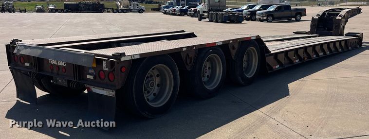 image for item EH2855 1993 Trail King TK100HDG-493 lowboy equipment trailer