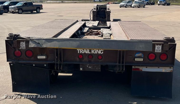 image for item EH2855 1993 Trail King TK100HDG-493 lowboy equipment trailer