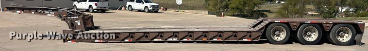 image for item EH2855 1993 Trail King TK100HDG-493 lowboy equipment trailer