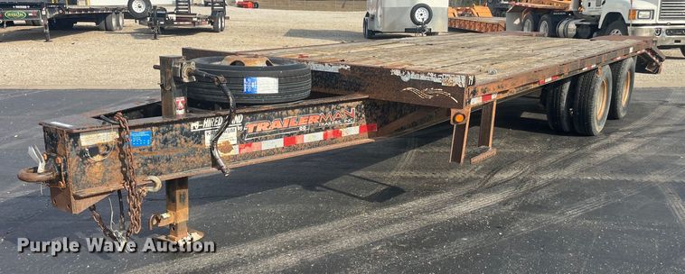image for item EH2919 2008 Trailerman HHT8185R20 equipment trailer