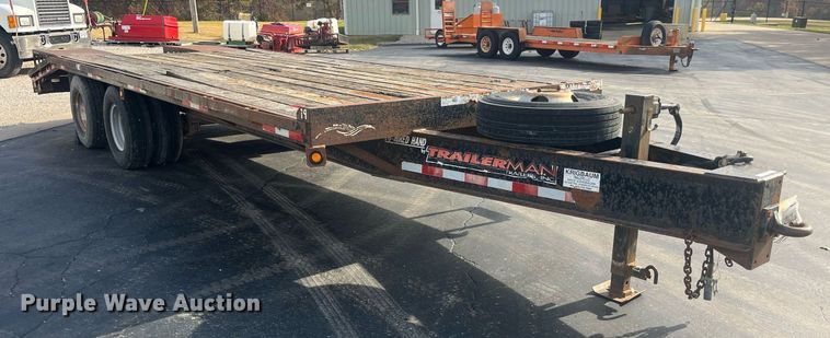 image for item EH2919 2008 Trailerman HHT8185R20 equipment trailer