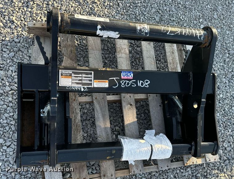 image for item EH7190 2023 Manitou J805108 telehandler to skid steer adapter