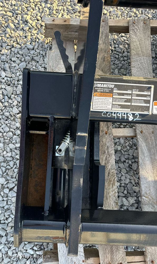 image for item EH7190 2023 Manitou J805108 telehandler to skid steer adapter