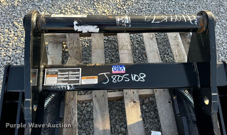 image for item EH7190 2023 Manitou J805108 telehandler to skid steer adapter