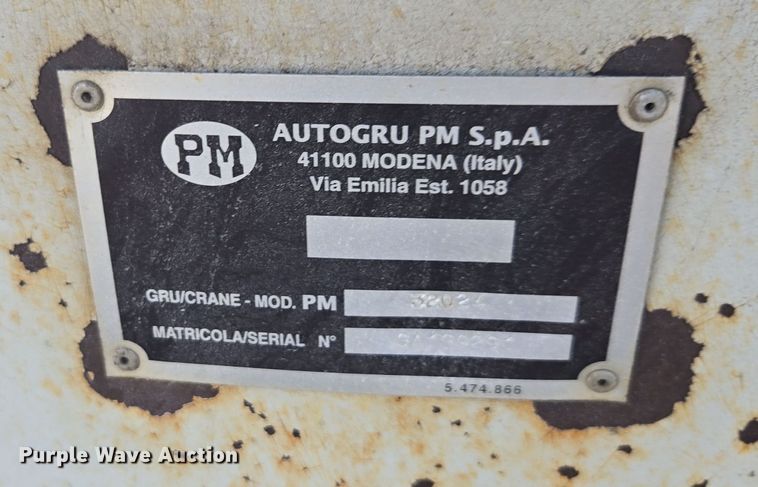 image for item EI4064 1999 Sterling L-Line crane truck