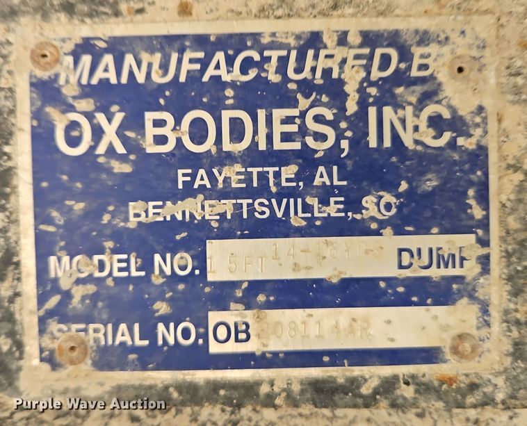 image for item EI8427 2008 Sterling LT8500 dump truck