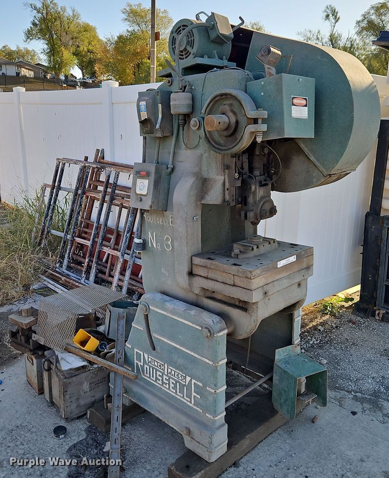 image for item EI8488 Rousselle No 3 punch press
