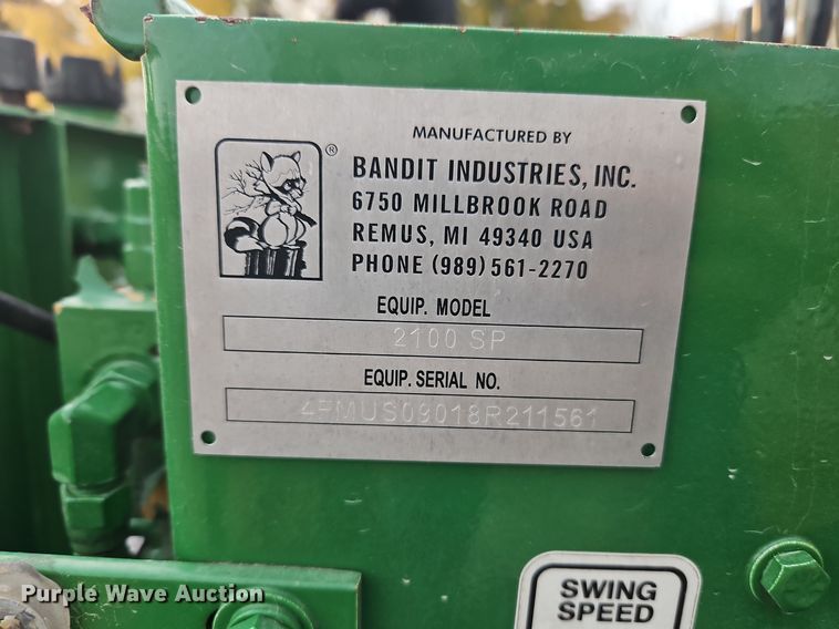 image for item EI8503 2008 Bandit 2100 SP stump grinder