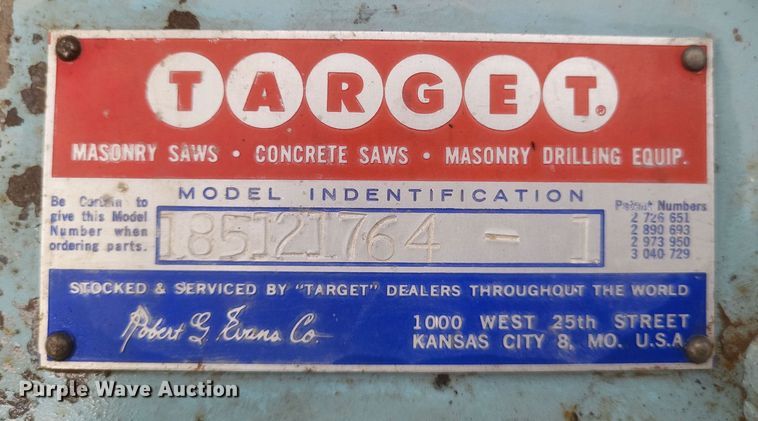 image for item EJ8065 Target concrete saw 