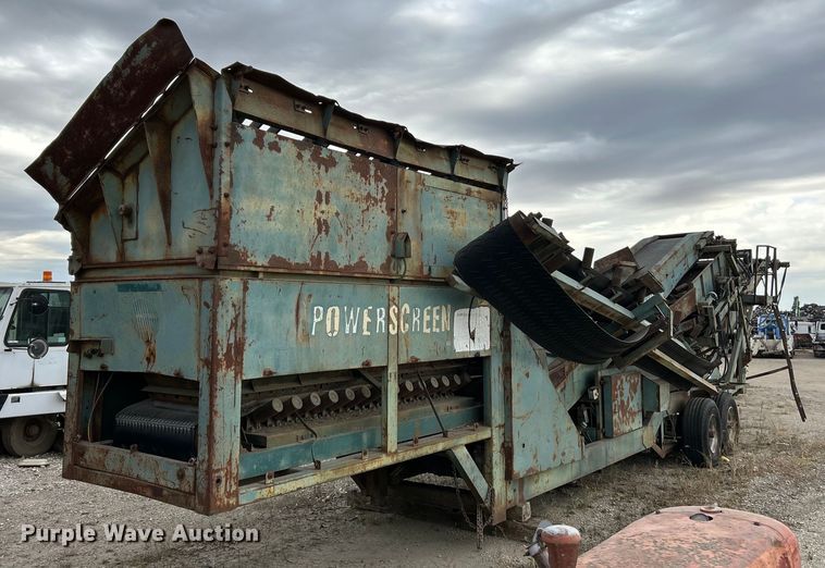 image for item EK3599 Powerscreen Turbo Cheiftain  screening plant