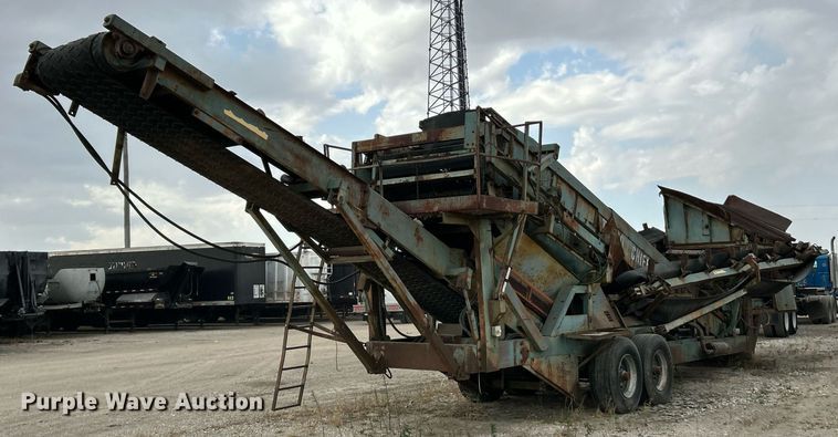 image for item EK3599 Powerscreen Turbo Cheiftain  screening plant