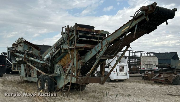 image for item EK3599 Powerscreen Turbo Cheiftain  screening plant