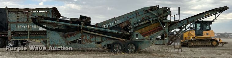 image for item EK3599 Powerscreen Turbo Cheiftain  screening plant
