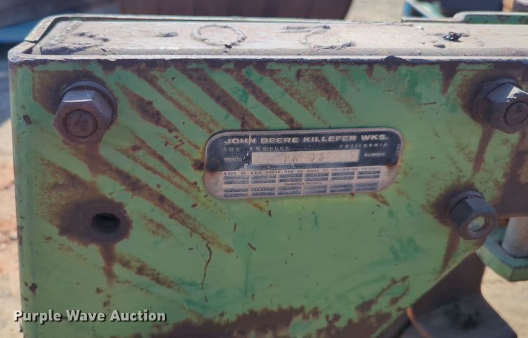 image for item EQ2375 John Deere PK-03 off-set disk