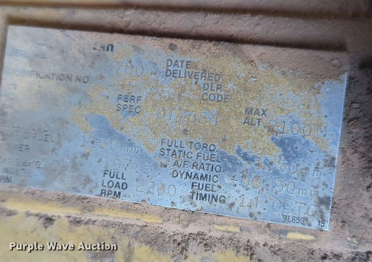 image for item EQ2381 1993 Caterpillar 615C elevating scraper