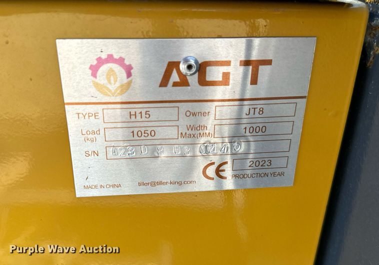 image for item IE9121 2023 AGT H15 mini excavator