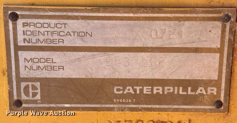 image for item JE9355 1984 Caterpillar 953 track loader