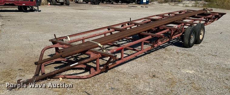 image for item JE9359 Shop built pipe trailer