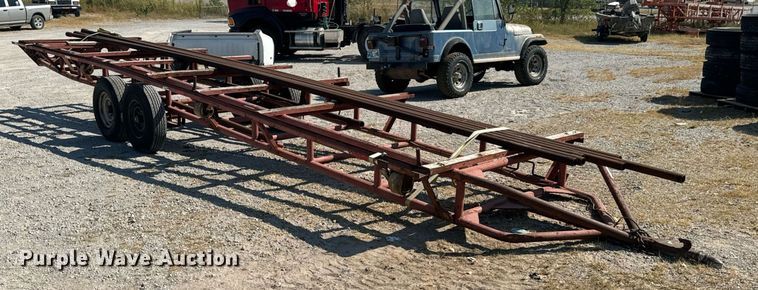 image for item JE9359 Shop built pipe trailer