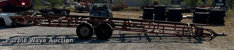 image for item JE9359 Shop built pipe trailer