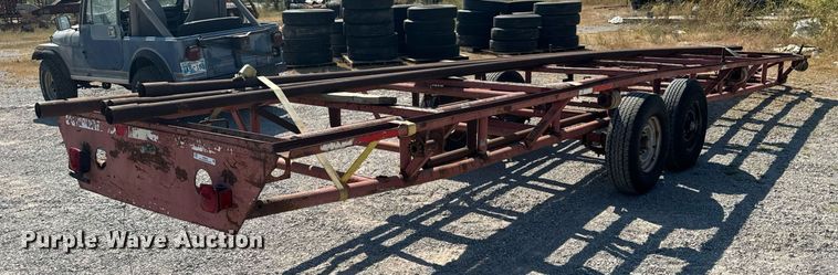 image for item JE9359 Shop built pipe trailer