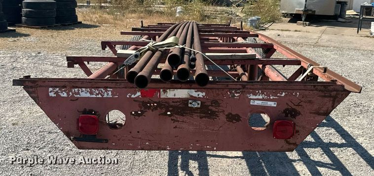 image for item JE9359 Shop built pipe trailer