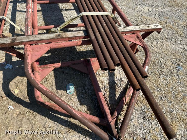 image for item JE9359 Shop built pipe trailer