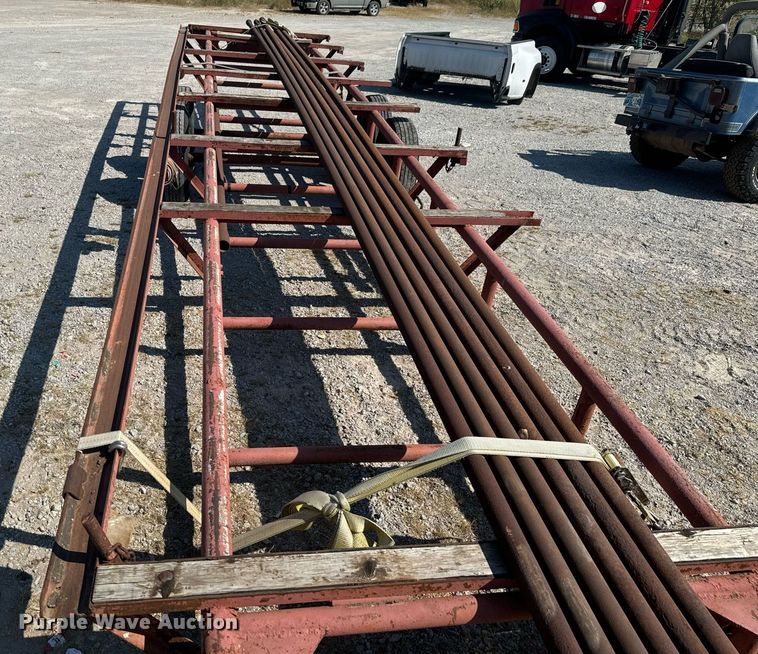 image for item JE9359 Shop built pipe trailer